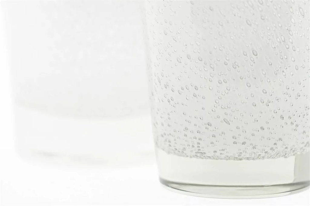 Conic Vase Thick with Bubbles