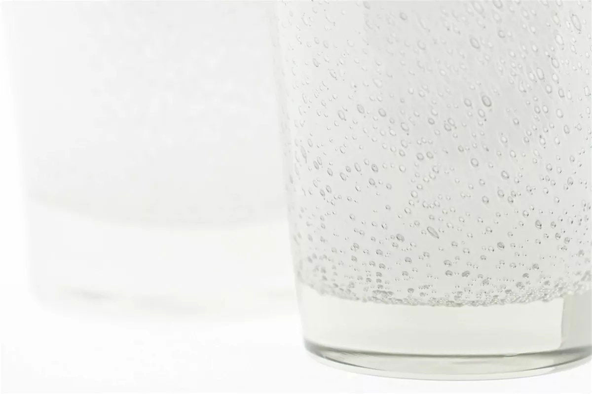 Conic Vase Thick with Bubbles