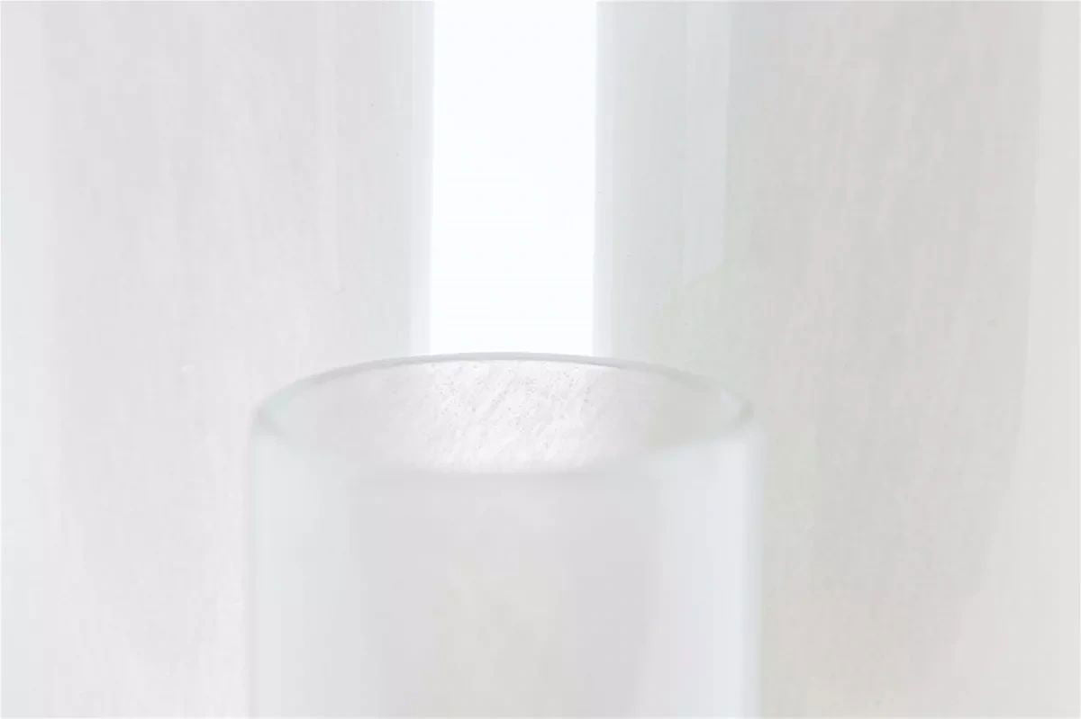 Cylinder Vase White 25cm