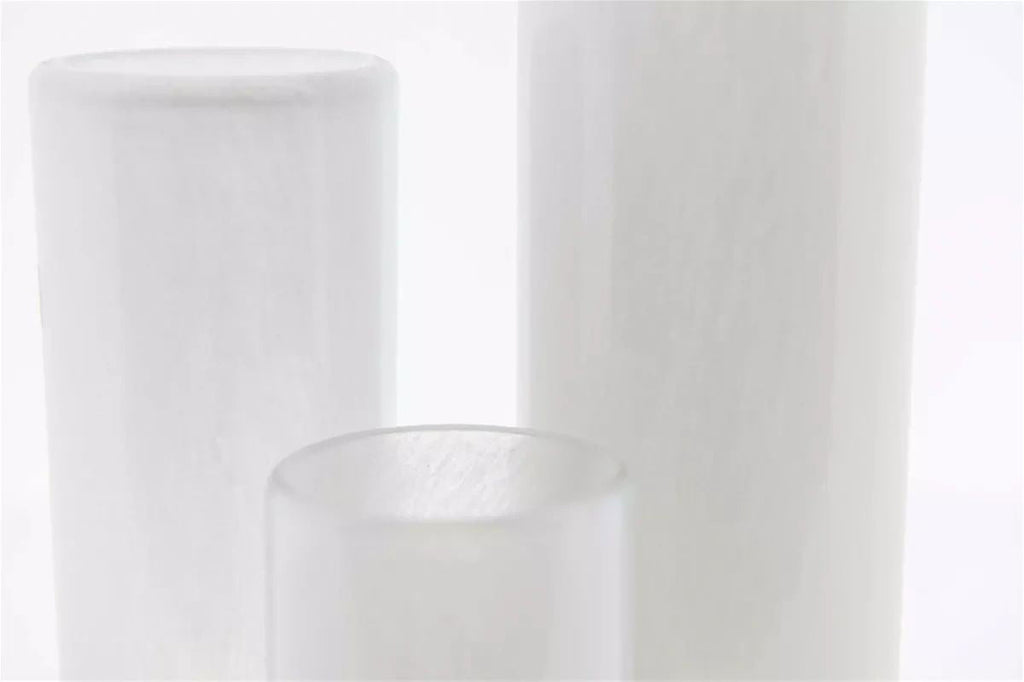 Cylinder Vase White 25cm