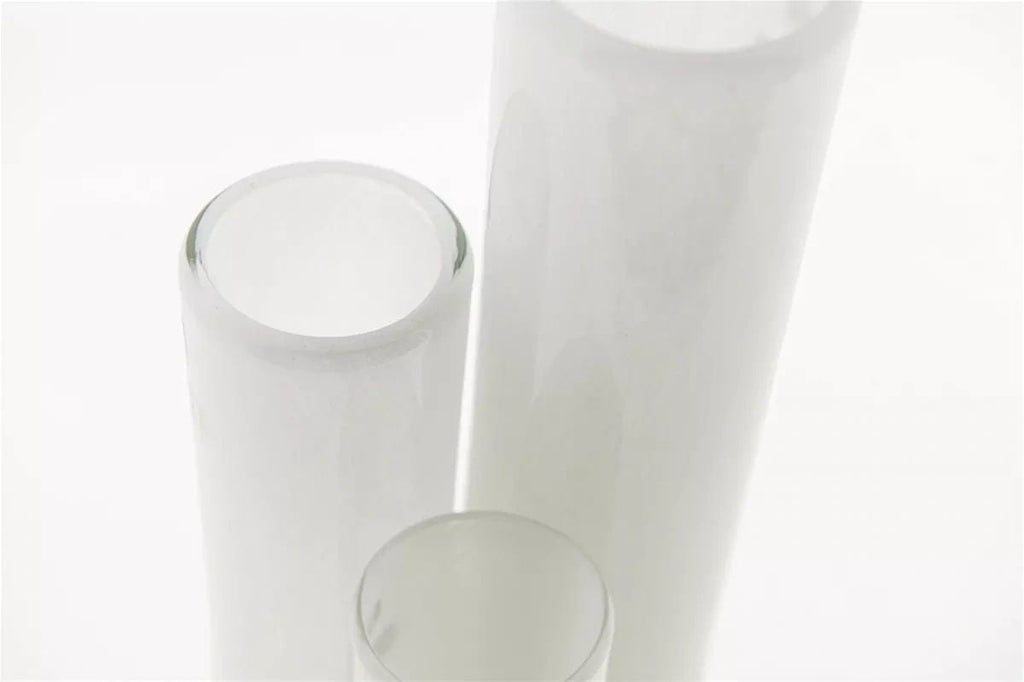Cylinder Vase White 25cm