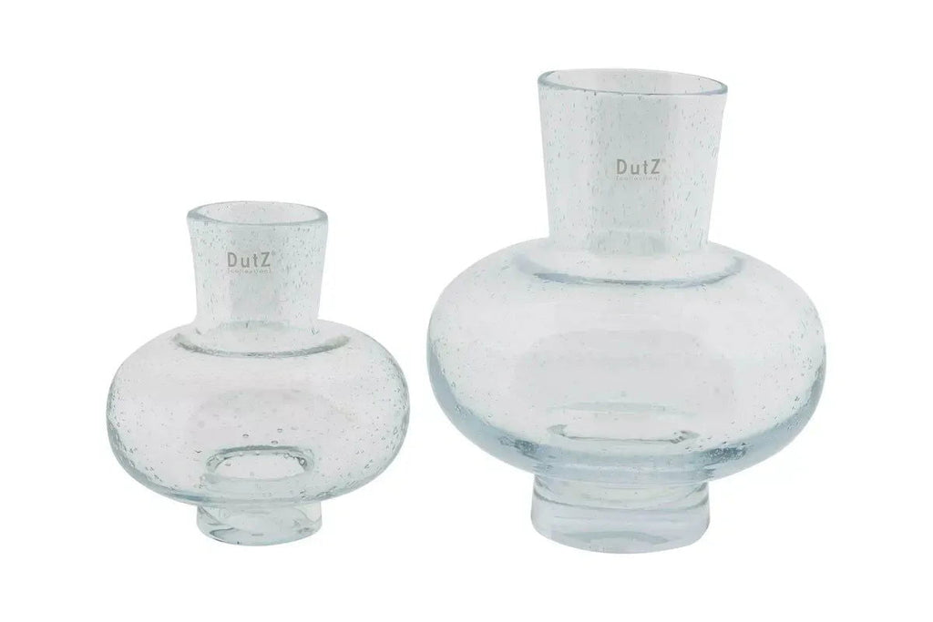 Modest Clear Bubbles Vase