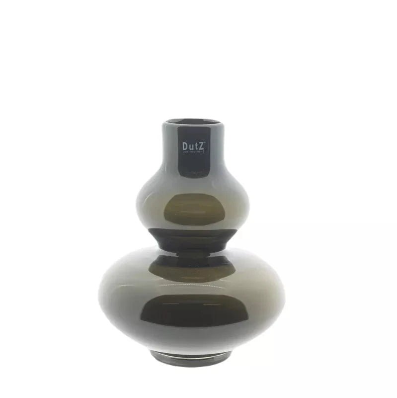 Eldorado Smoke Mouth Blown Glass Vase