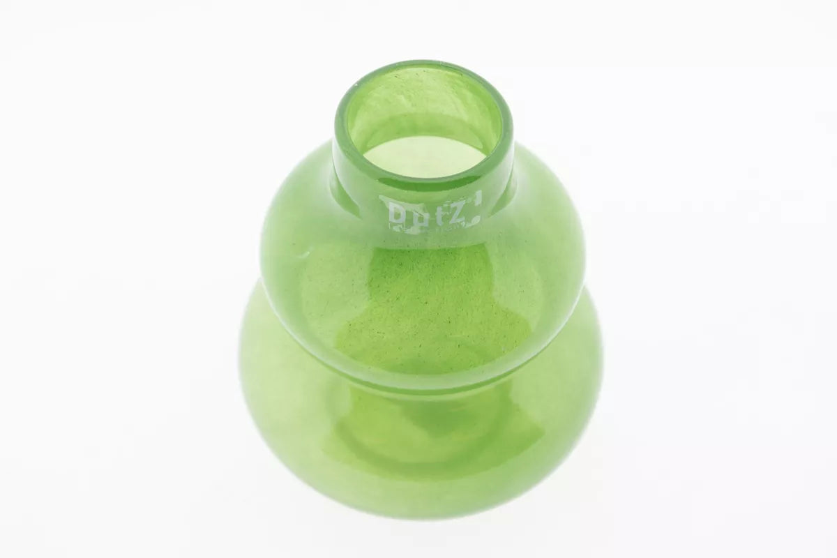 Jungle Green Mouth Blown Glass Vase Small 16cm Height