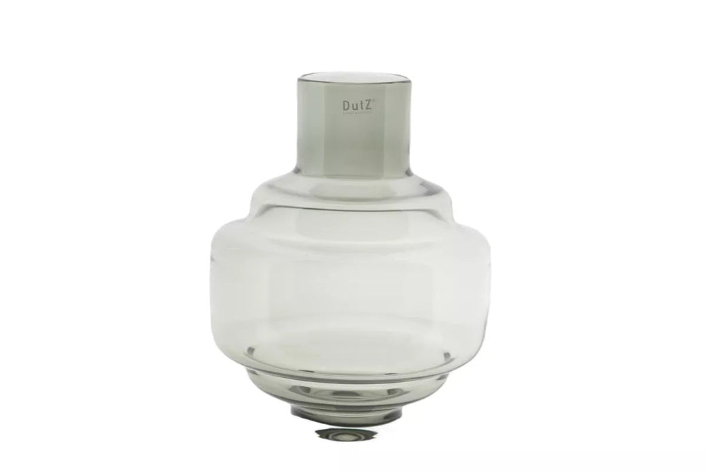 Smoke Luxe Vase - Mouth Blown Glass
