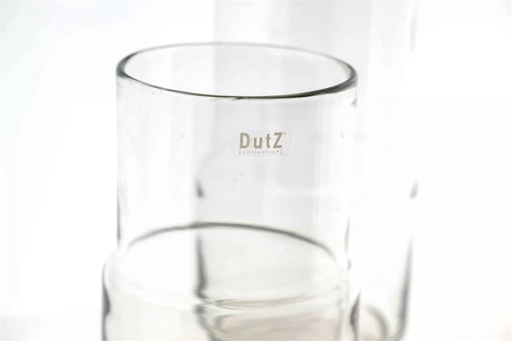 Clear Glass Cylindrical Vase FENN