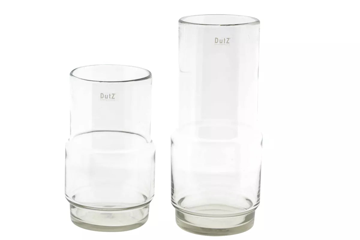 Clear Glass Cylindrical Vase FENN