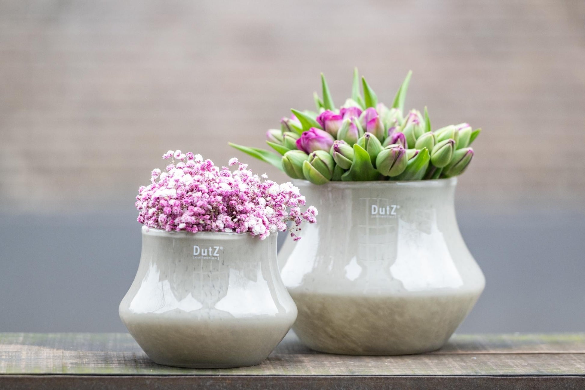 Orchid Pot Marco in Taupe Brown