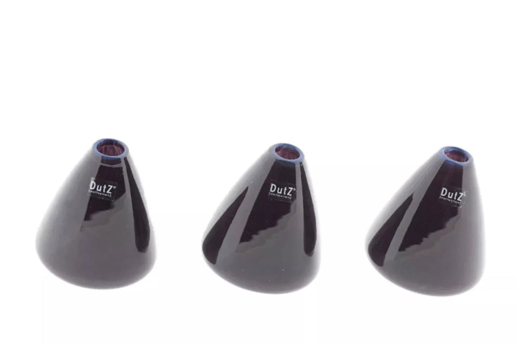 Tumbling Vase in Plum 12cm Height