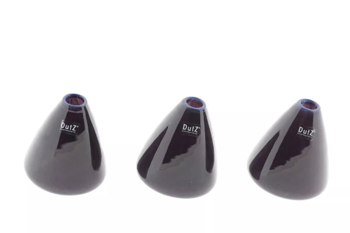 Tumbling Vase in Plum 12cm Height