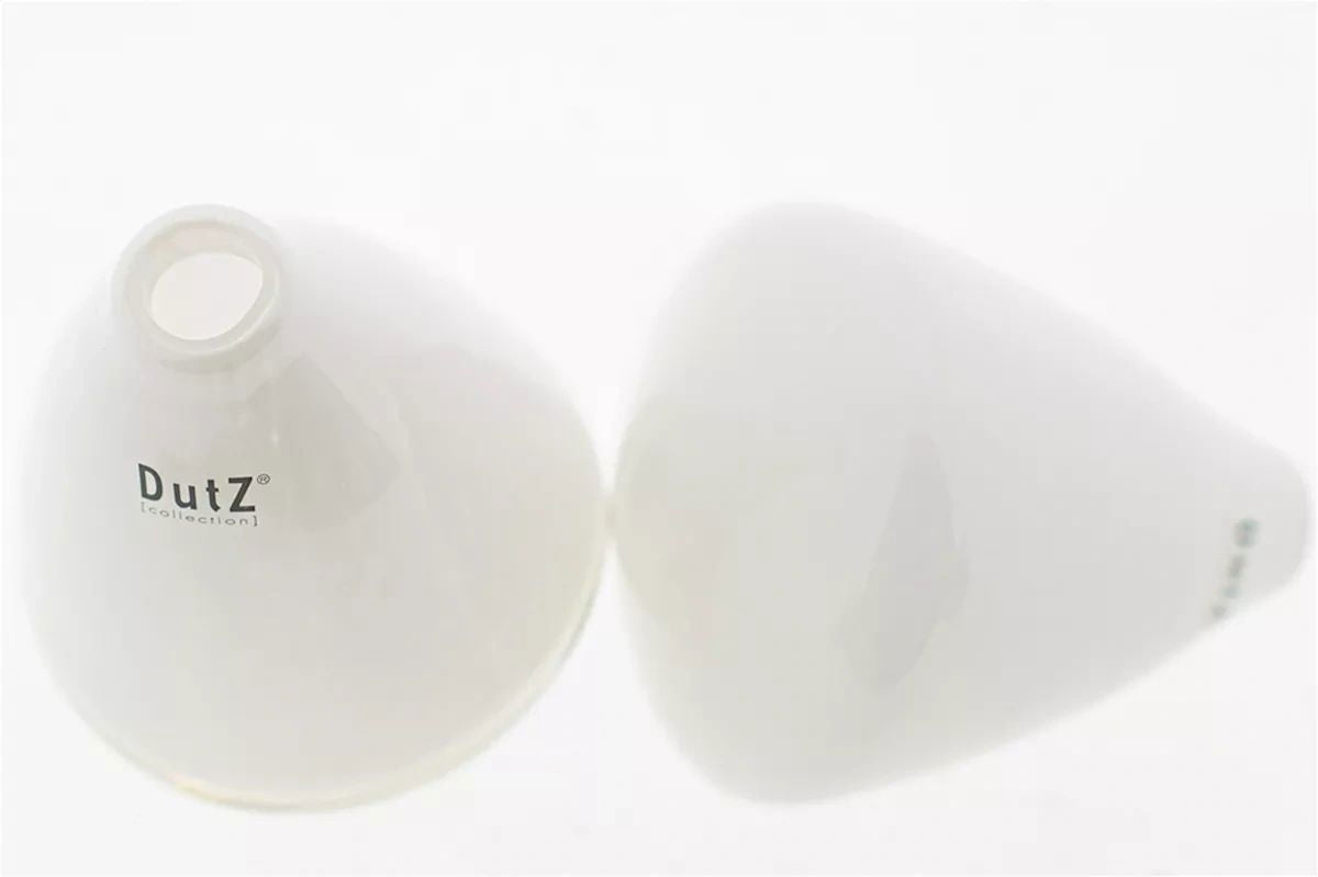 Tumbling Vase White H12 D10 cm