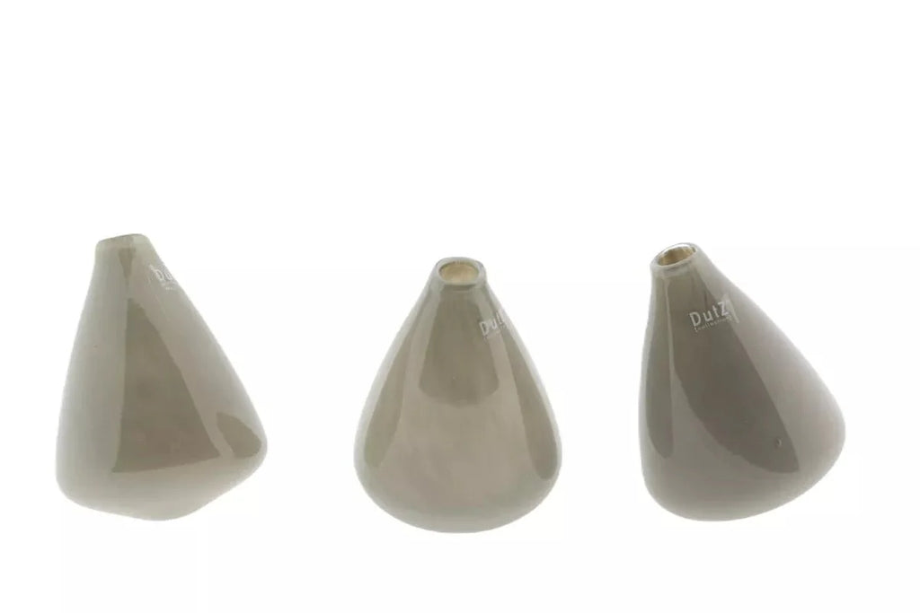 Tumbling Vase Taupe 12cm Height