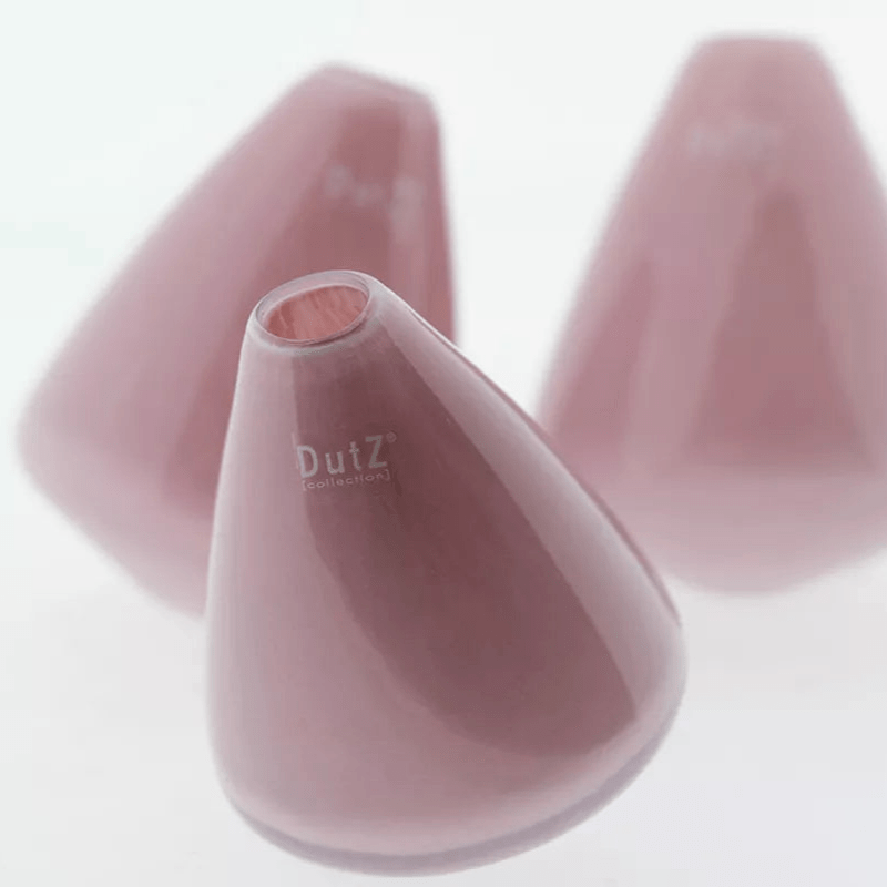 Tumbling Vase Rose H12 D10 cm