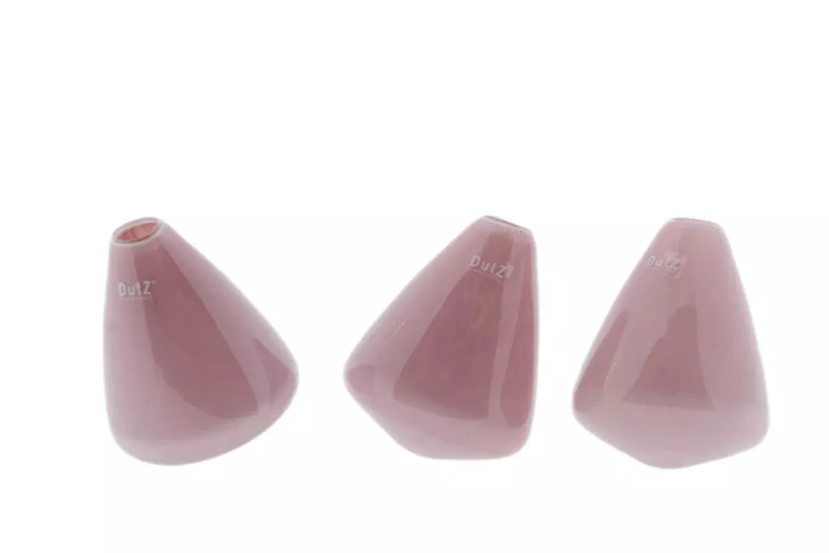 Tumbling Vase Rose H12 D10 cm