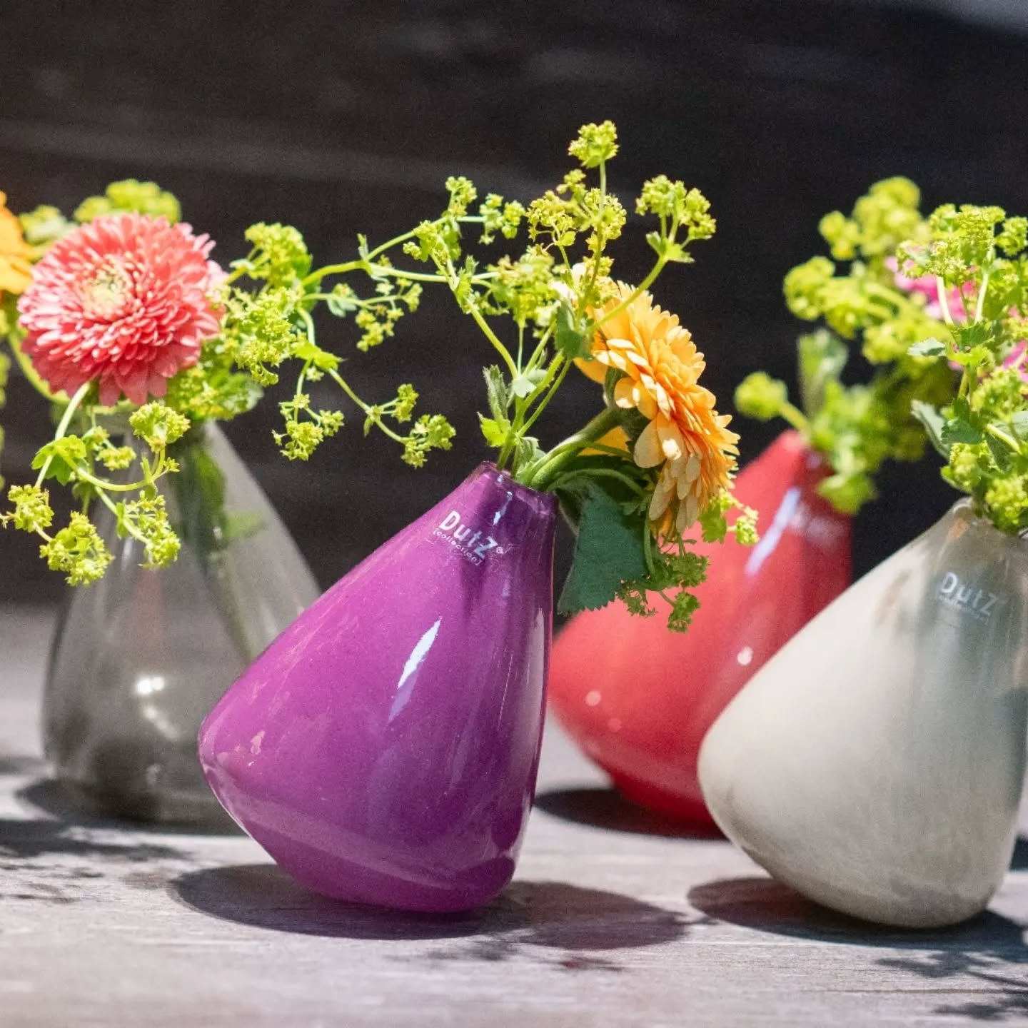 Tumbling Vase in Violet, 12cm Height