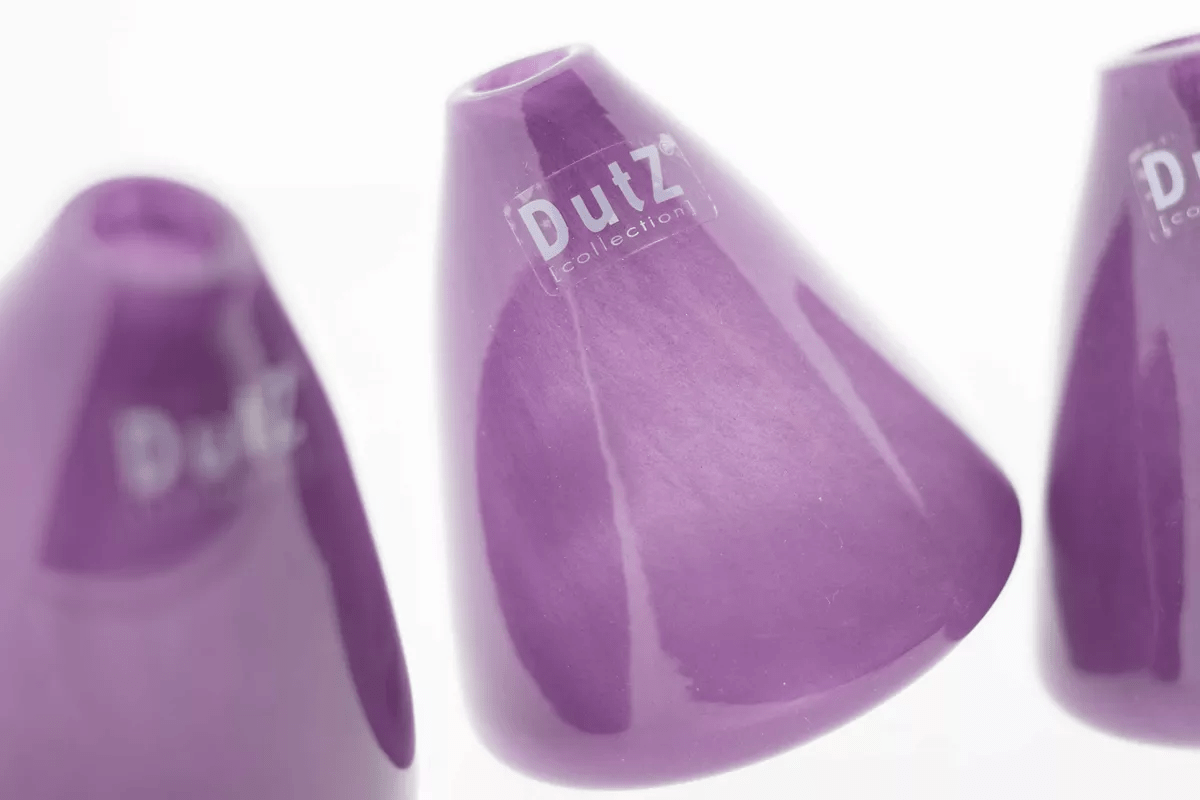 Tumbling Vase in Violet, 12cm Height