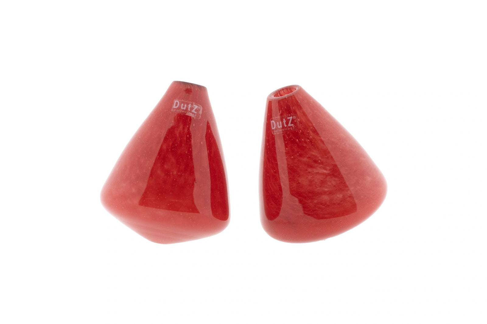 Tumbling Vase in Red, 12cm Height