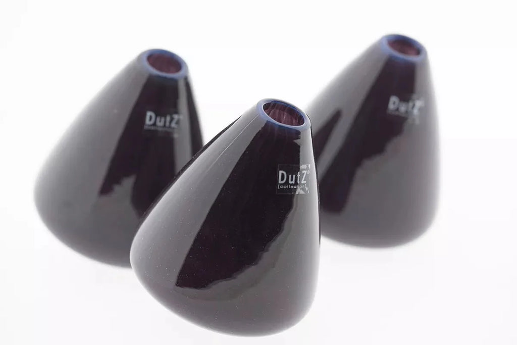 Tumbling Vase in Plum 12cm Height