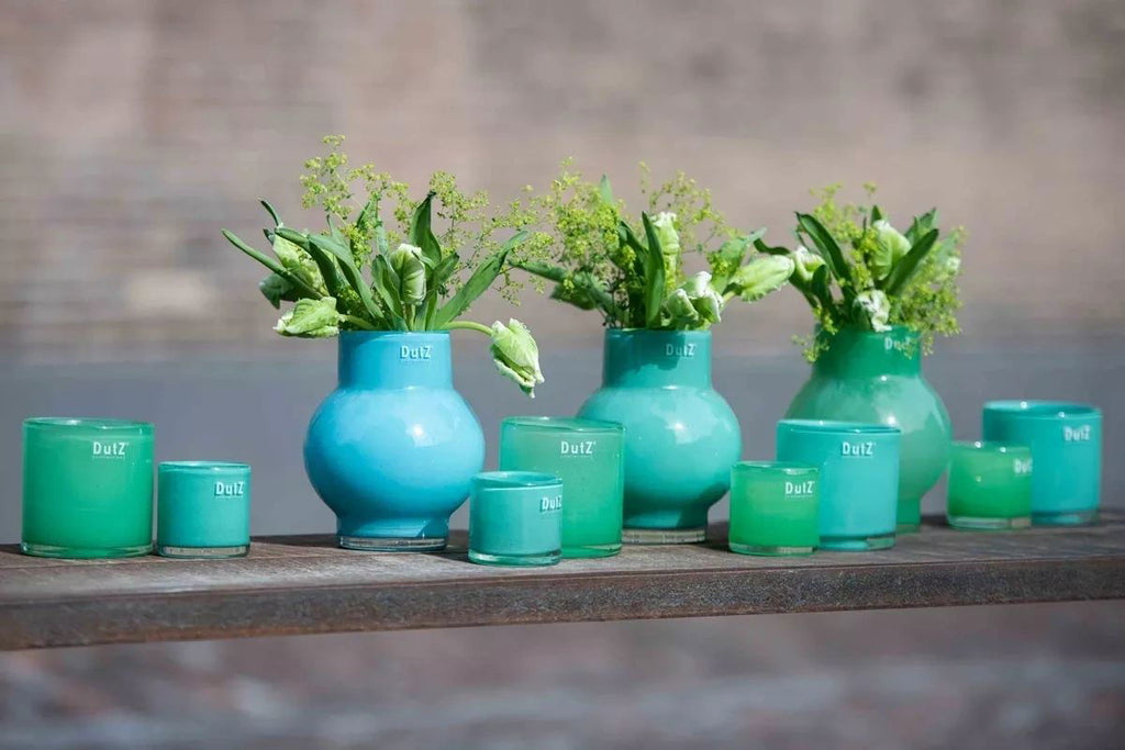 Rondo Small Vase in Grass Green 17cm Height