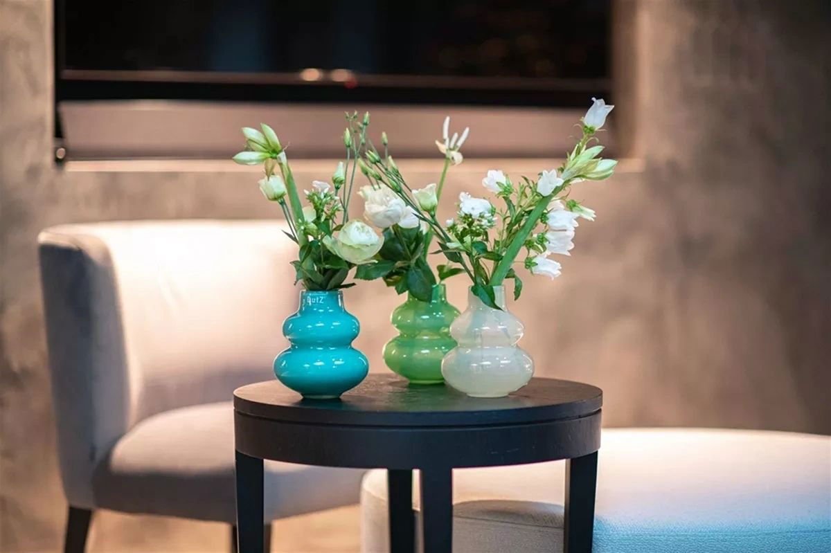 Skrzyszow Small Vase in Orange, 16cm Height