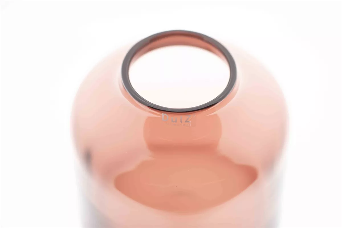 Burgundy Tisza Mouth Blown Glass Vase