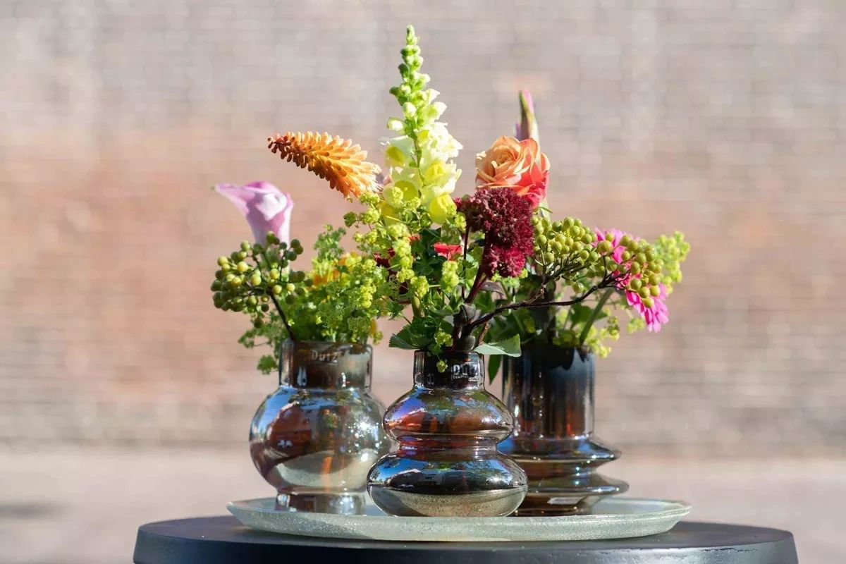 Ringo Gold Luster Vase H18 D16 cm