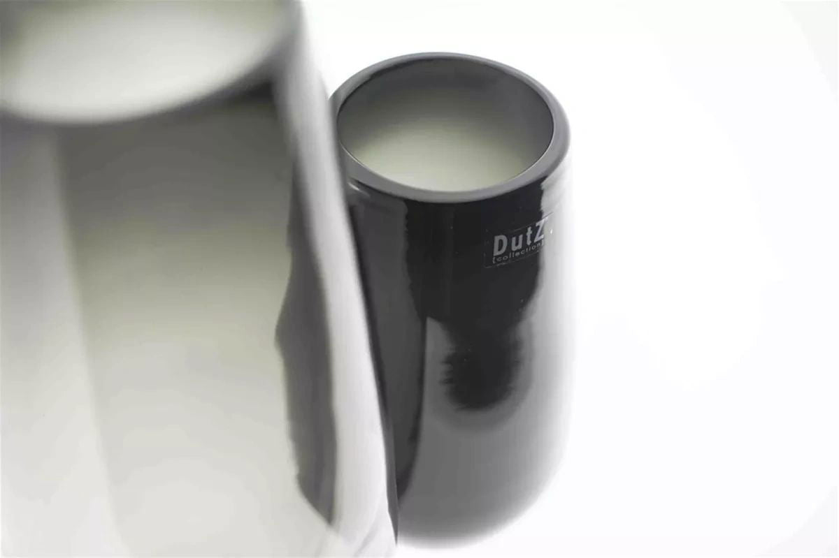 Robert Smoke Mouth Blown Glass Vase