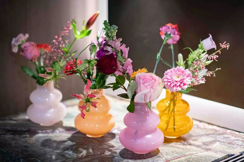 Skrzyszow Small Vase in Orange, 16cm Height