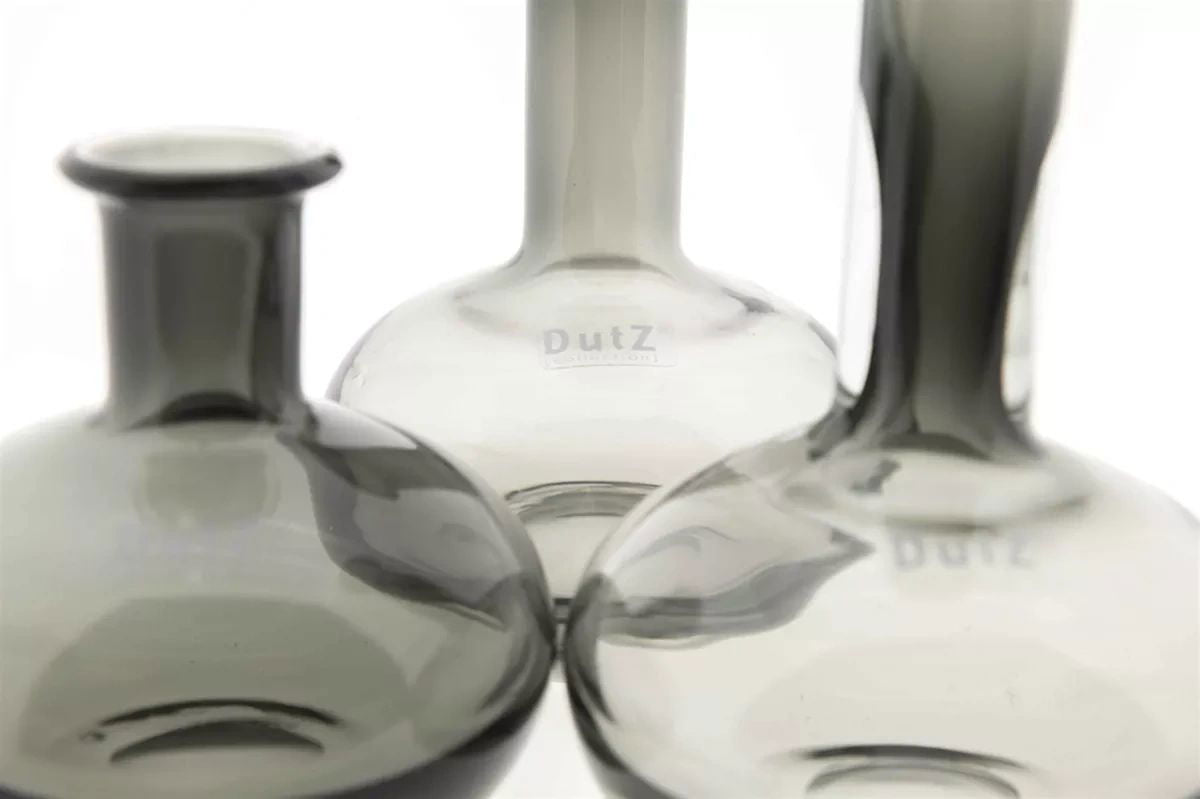 Manuela Vase Set of 6 Mouth Blown Glass