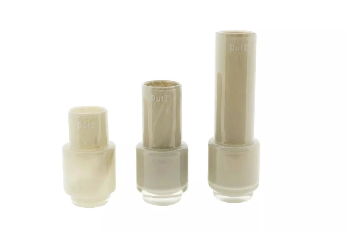 Rona Cylinder Vase in Taupe