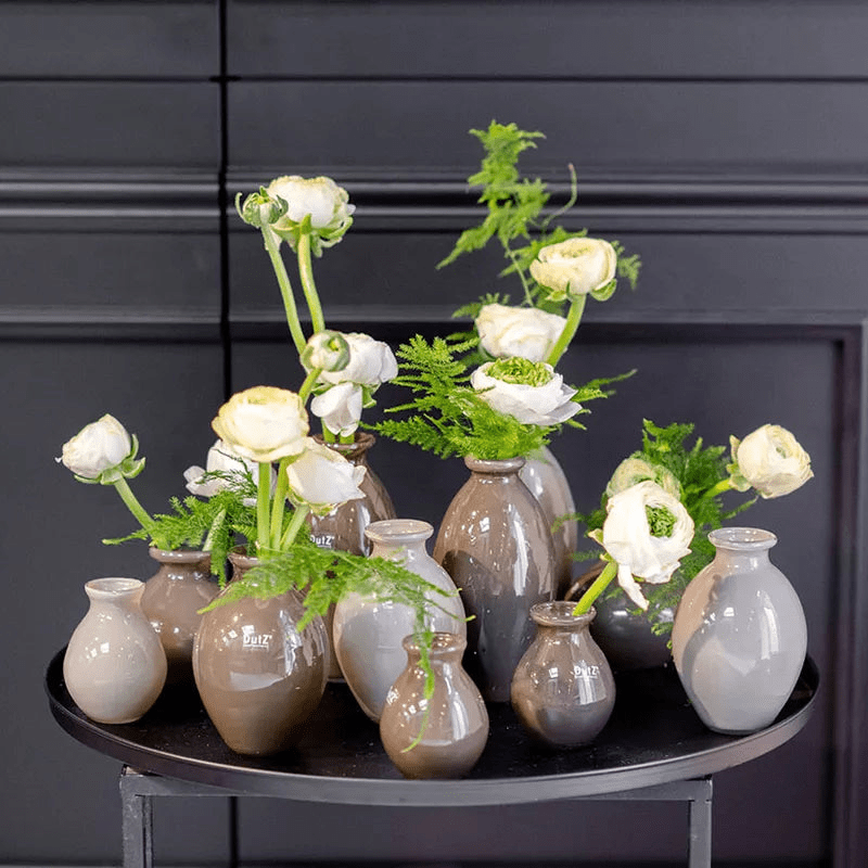 Taupe Mix Bud Vase Set of 24