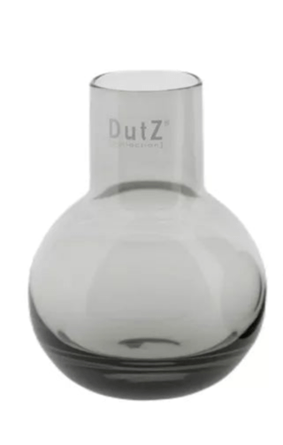 Masa Vase in Smoke Glass