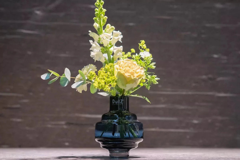 Small Mouth Blown Glass Vase