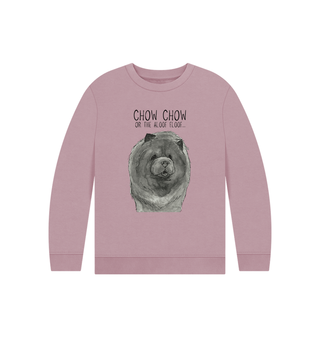 Blue Chow Chow Organic Cotton Sweatshirt for Kids