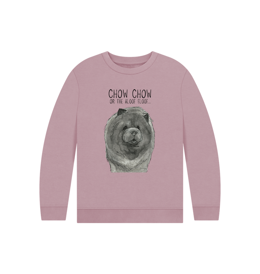 Blue Chow Chow Organic Cotton Sweatshirt for Kids