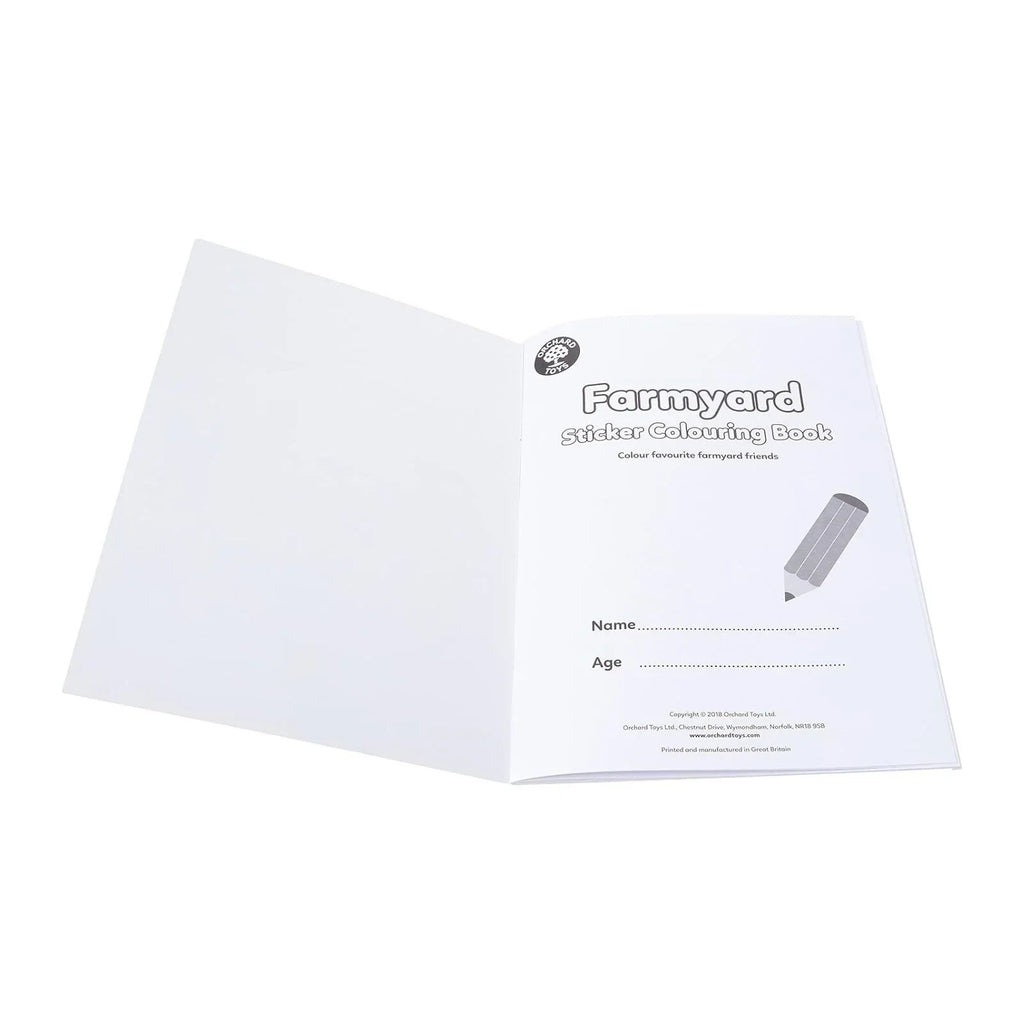 Farmyard Colouring Book with 35 Stickers