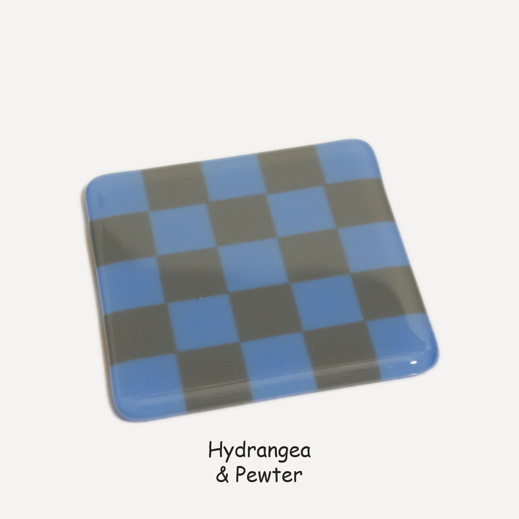 10cm Chequered Dual Colour Coaster Oceanside Collection
