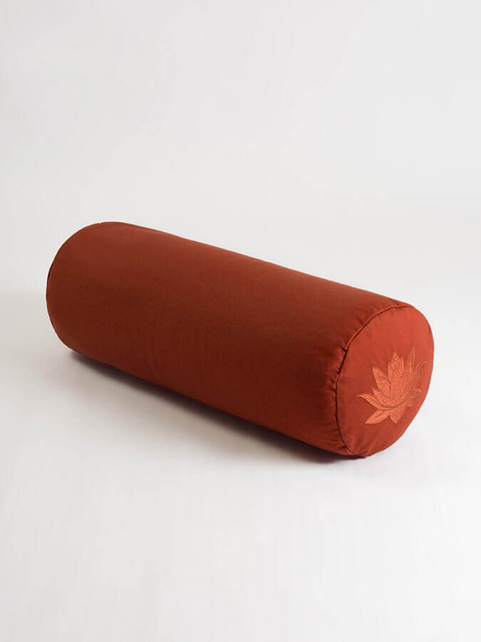 Organic Cotton Buckwheat Lotus Meditation Bolster Cushion