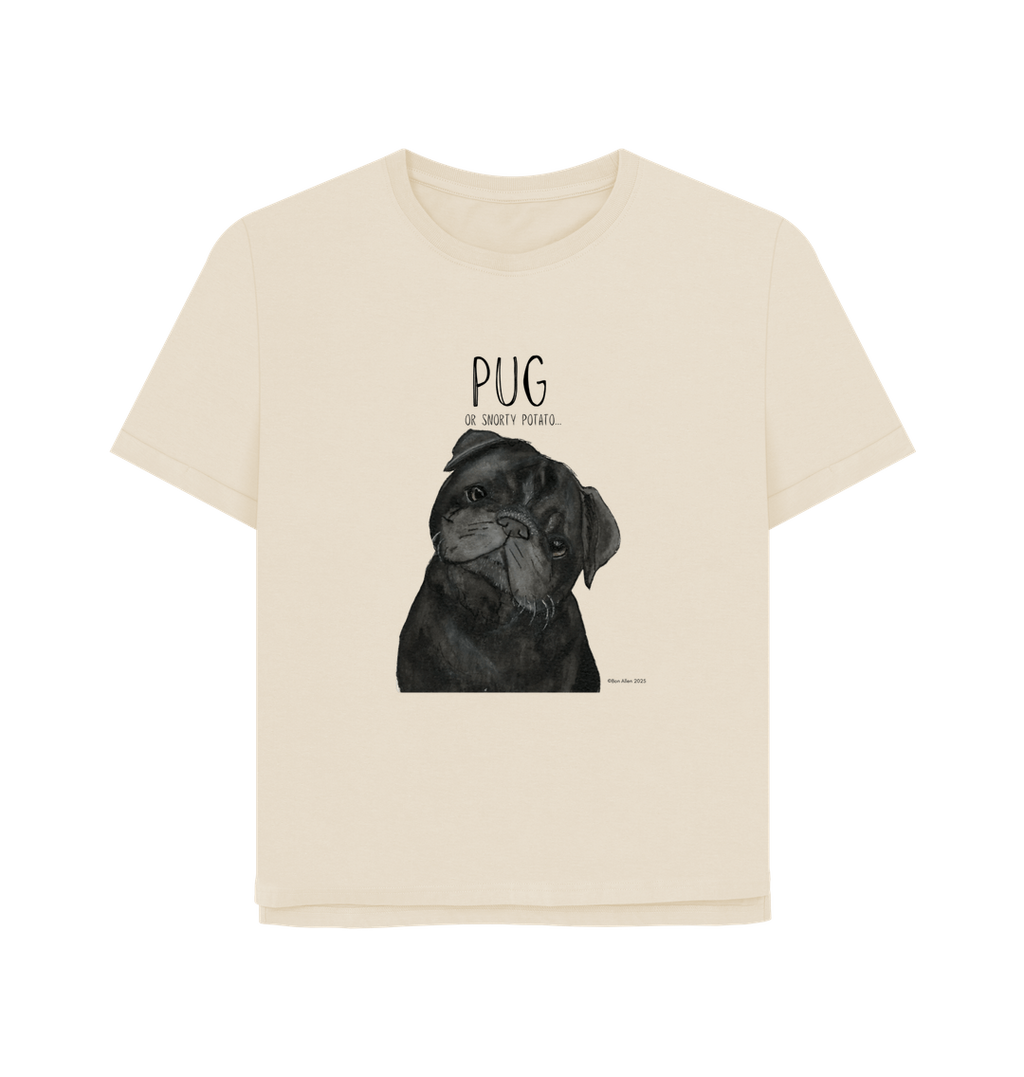 Snorty Potato Women's Relaxed Fit Tee Pug Life