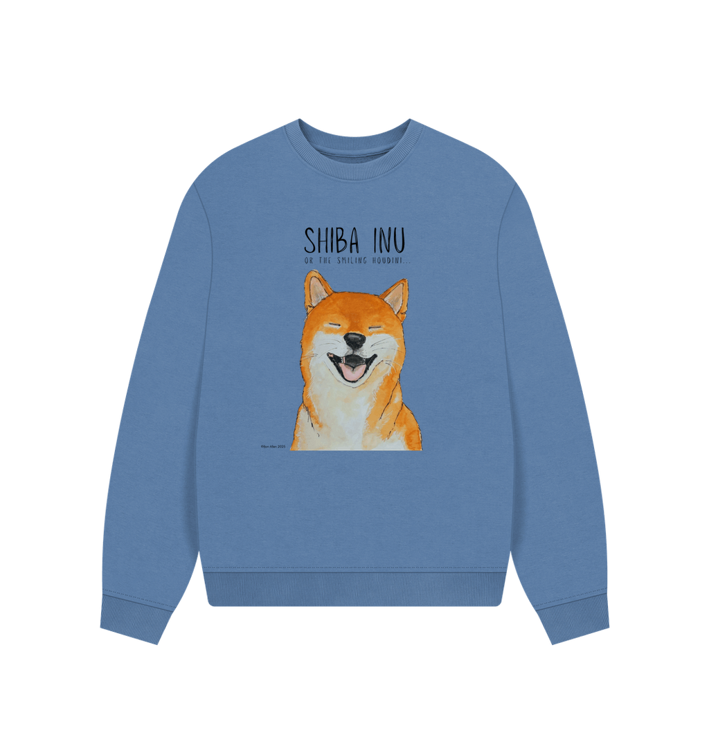 Cuddle Criminal Smiling Shiba Sweatshirt