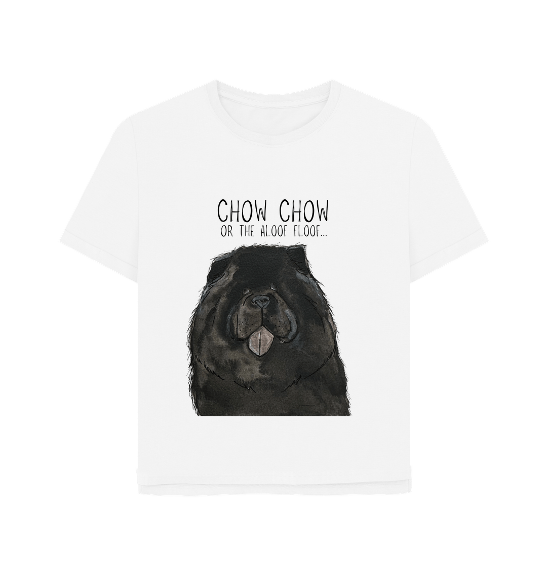 Black Chow Chow Women's Relaxed Fit T-Shirt The Aloof Floof