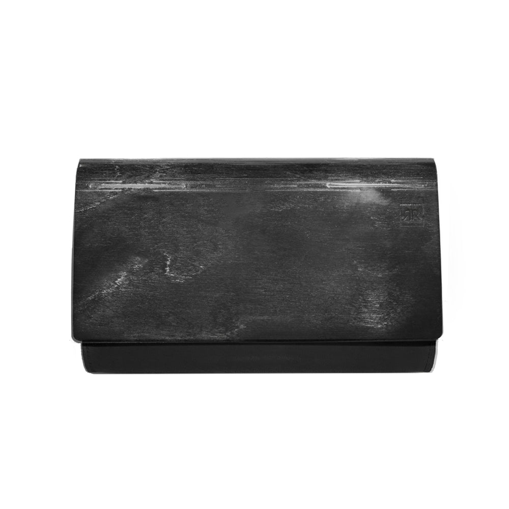 Handcrafted Birch & Leather Clutch – Unique, Versatile Design by RR at brixbailey.com