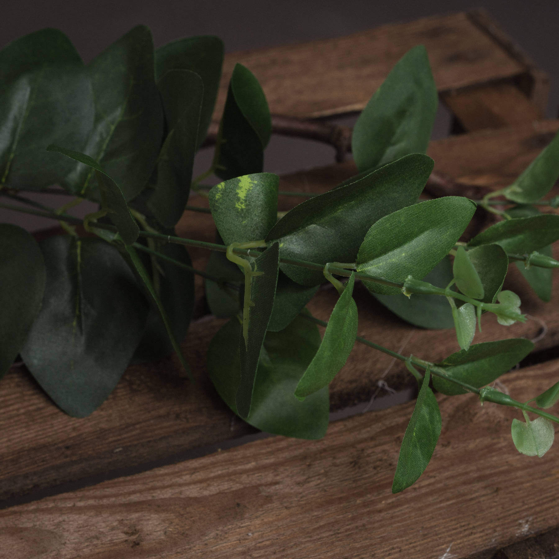 Dark green cineraria eucalyptus spray, 62cm lifelike plastic foliage for home decor by RoomLondon at brixbailey.com