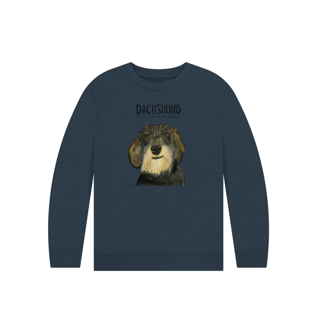 Wire Haired Dog Kids Sweatshirt Ethically Made
