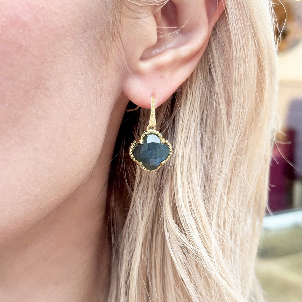 Tyche Gemstone Earrings Labradorite