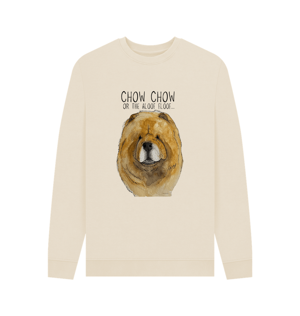 Red Chow Chow Men's Crewneck Sweatshirt