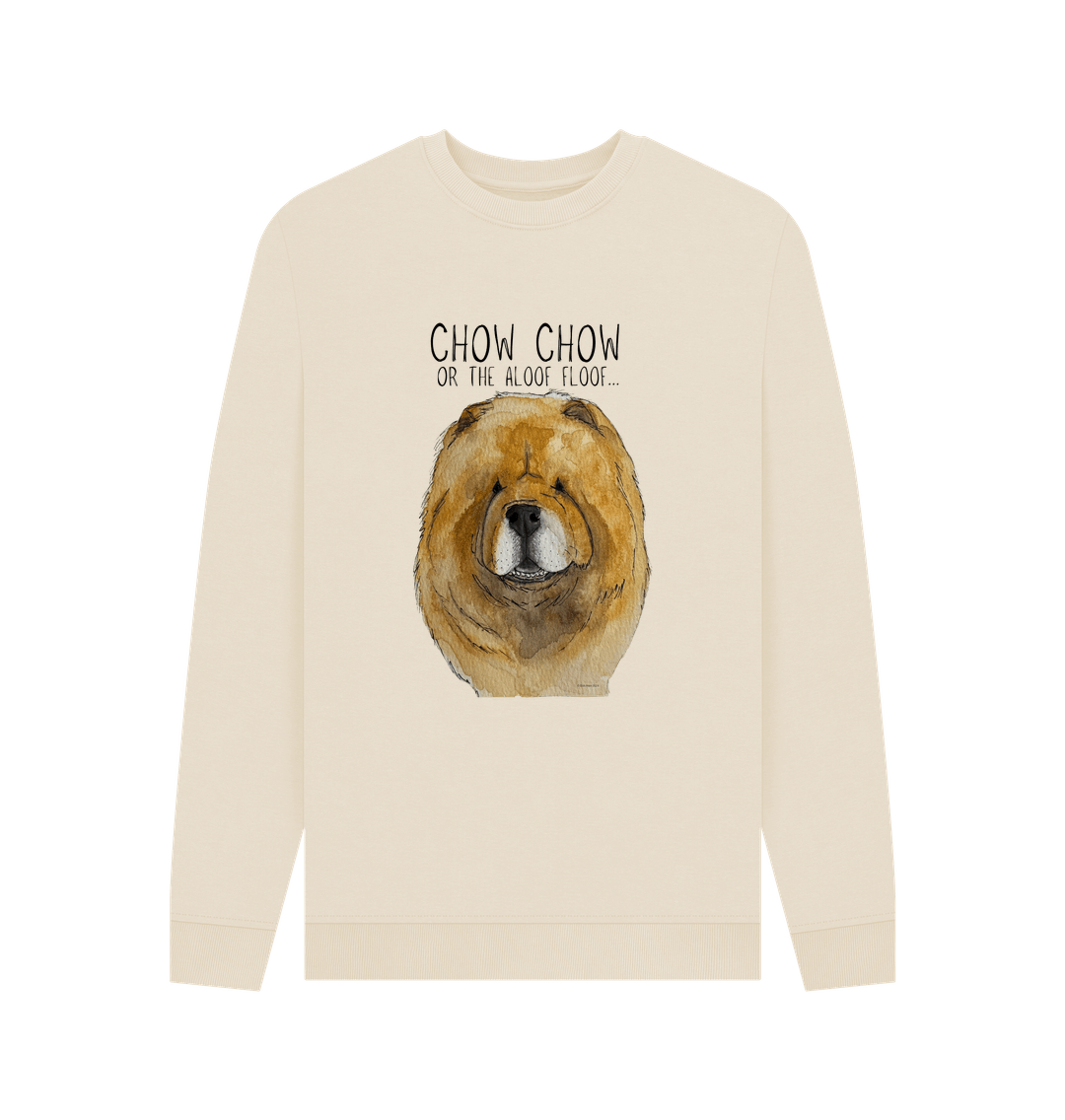 Red Chow Chow Men's Crewneck Sweatshirt