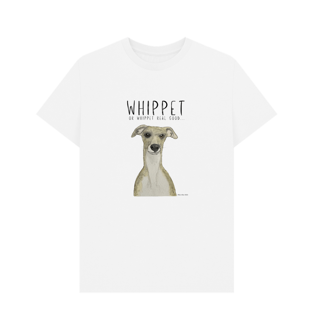 Organic Cotton Whippet Lover Tee Ethical and Soft