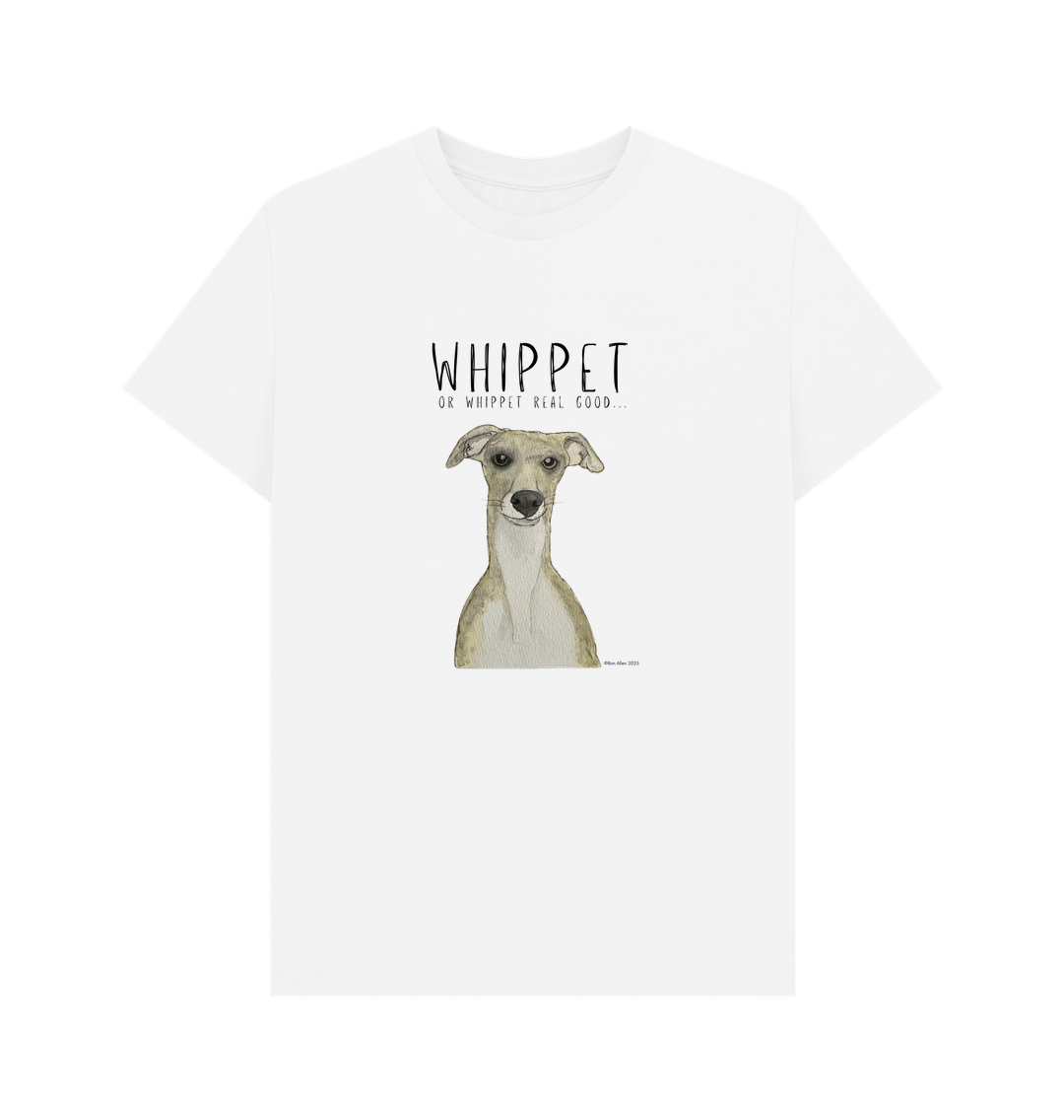 Organic Cotton Whippet Lover Tee Ethical and Soft