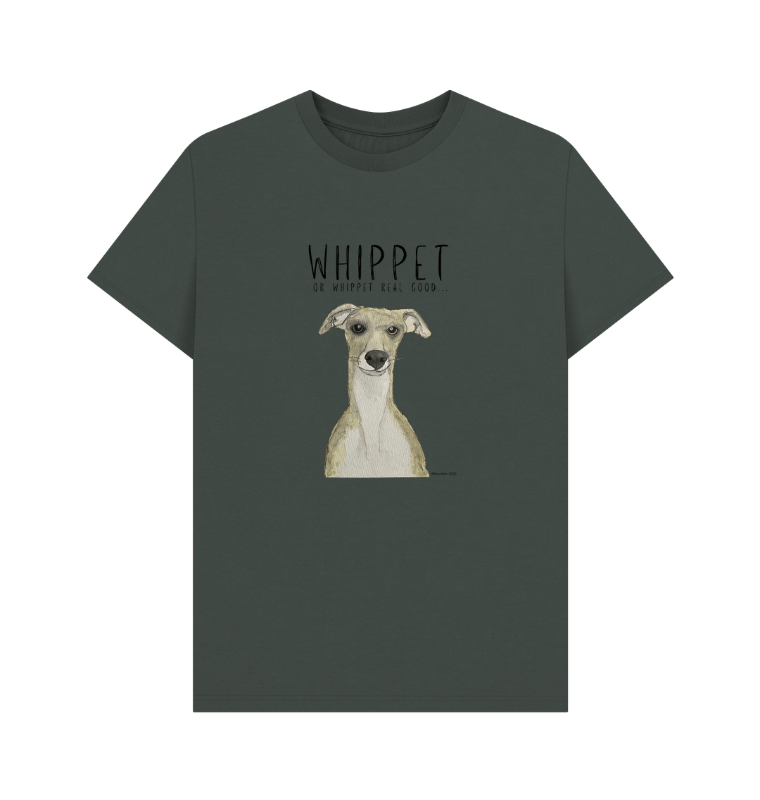 Organic Cotton Whippet Lover Tee Ethical and Soft